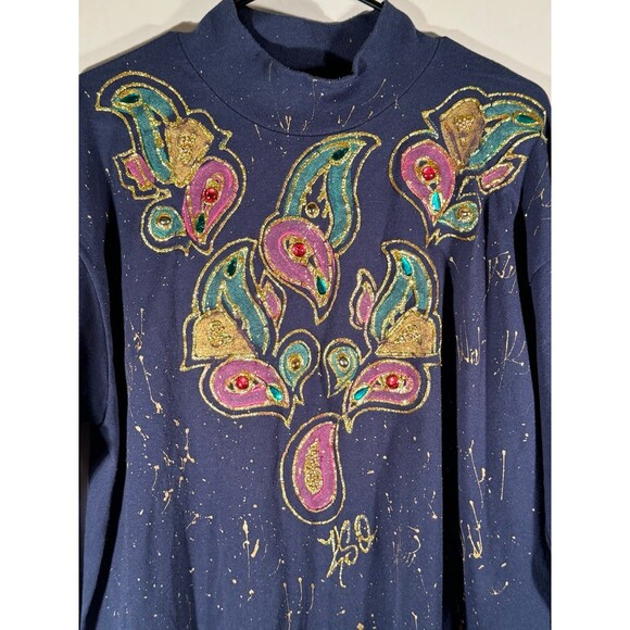 Vintage Decosport 50/50 Custom Ugly‎ Gold Long Sleeve Shirt USA Adult XL - Picture 4 of 9